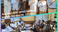Menteri Kesehatan RI, Budi Gunadi Sadikin Menerima Audiensi BPP OBKESINDO