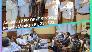 Menteri Kesehatan RI, Budi Gunadi Sadikin Menerima Audiensi BPP OBKESINDO
