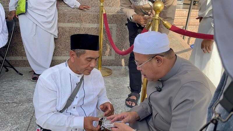 Jemaah Lansia Tersesat di Masjidil Haram