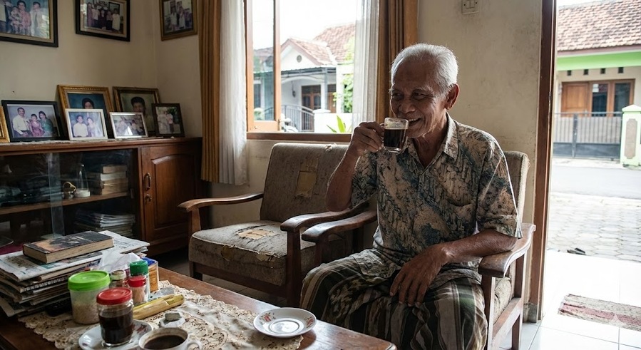 kopi untuk lansia