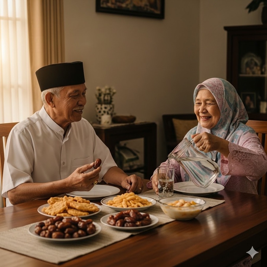 menu sahur dan berbuka untuk lansia
