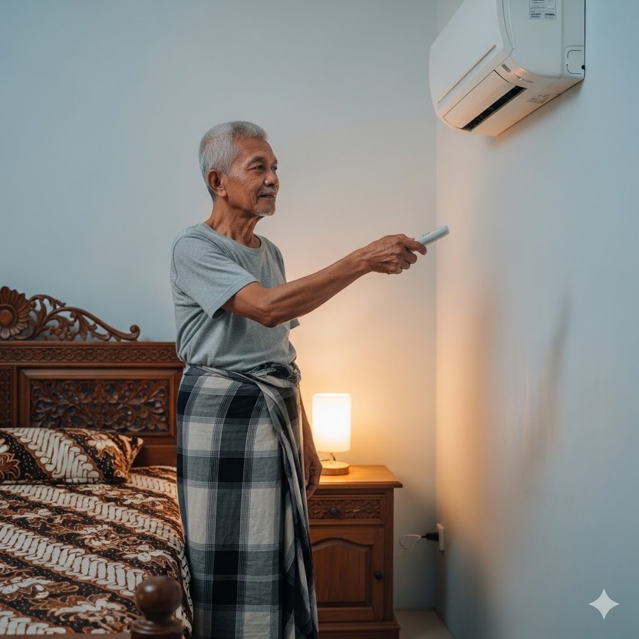suhu kamar ideal untuk lansia
