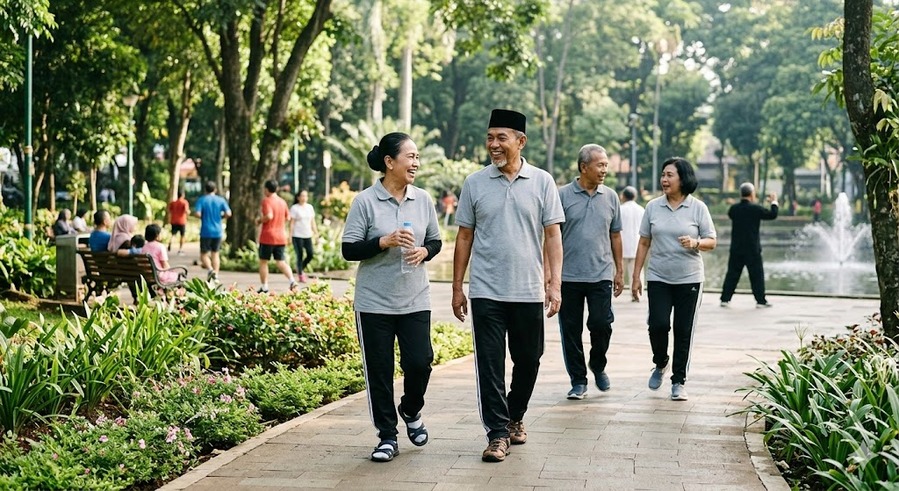 stamina lansia selama Ramadan