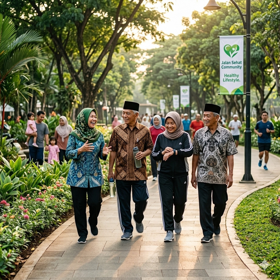jalan kaki lansia