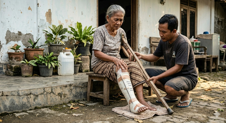 patah kaki pada lansia