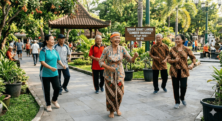 cara tetap sehat hingga lansia