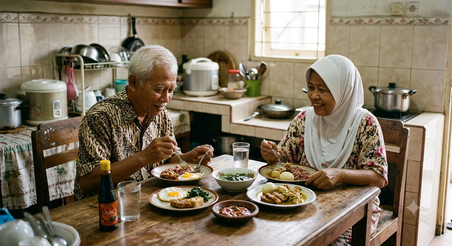 Cara menurunkan berat badan lansia