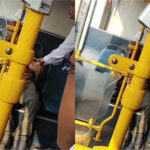 Petugas TransJakarta Memberikan Pendampingan kepada Penumpang Lansia
