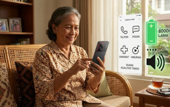 Redmi M100 dengan fitur Mode Lansia, ikon besar dan volume hingga 300 persen